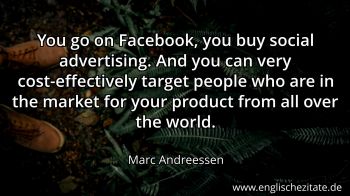 Englisches Zitat von Marc Andreessen als Bild
