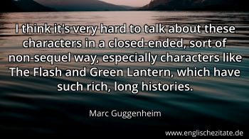Englisches Zitat von Marc Guggenheim als Bild