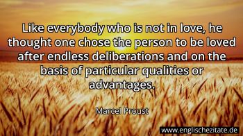 Englisches Zitat von Marcel Proust als Bild