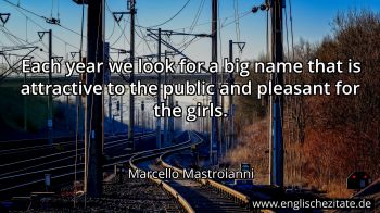Englisches Zitat von Marcello Mastroianni als Bild