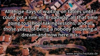 Englisches Zitat von Marcia Gay Harden als Bild