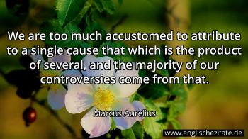 Englisches Zitat von Marcus Aurelius als Bild