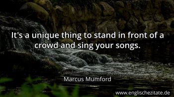 Englisches Zitat von Marcus Mumford als Bild