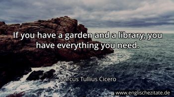 Englisches Zitat von Marcus Tullius Cicero als Bild