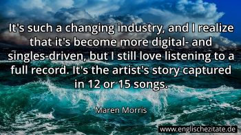 Englisches Zitat von Maren Morris als Bild