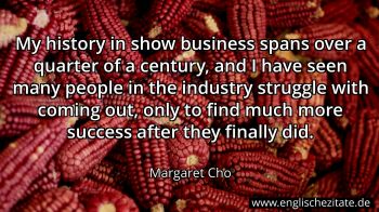 Englisches Zitat von Margaret Cho als Bild