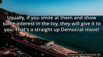 Englisches Zitat von Margaret Cho als Bild