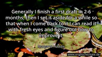 Englisches Zitat von Margaret Haddix als Bild