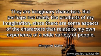 Englisches Zitat von Margaret Mahy als Bild