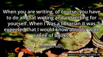 Englisches Zitat von Margaret Mahy als Bild