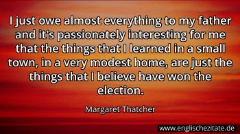 Englisches Zitat von Margaret Thatcher als Bild