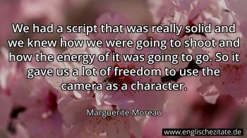 Englisches Zitat von Marguerite Moreau als Bild