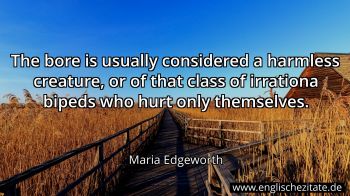 Englisches Zitat von Maria Edgeworth als Bild
