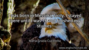 Englisches Zitat von Maria Grazia Cucinotta als Bild