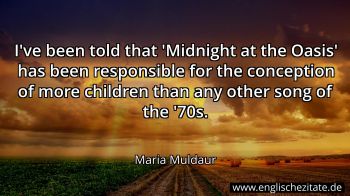 Englisches Zitat von Maria Muldaur als Bild