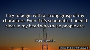 Englisches Zitat von Maria Semple als Bild
