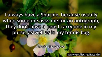 Englisches Zitat von Maria Sharapova als Bild
