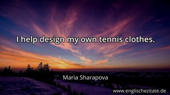 Englisches Zitat von Maria Sharapova als Bild