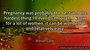 Englisches Zitat von Mariah Carey als Bild