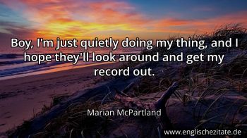 Englisches Zitat von Marian McPartland als Bild