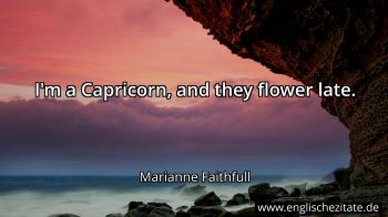 Englisches Zitat von Marianne Faithfull als Bild
