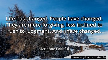 Englisches Zitat von Marianne Faithfull als Bild