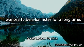 Englisches Zitat von Marianne Jean-Baptiste als Bild