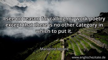 Englisches Zitat von Marianne Moore als Bild