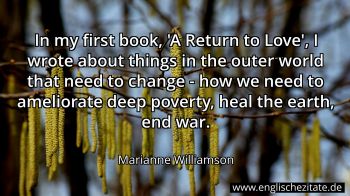 Englisches Zitat von Marianne Williamson als Bild