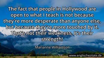 Englisches Zitat von Marianne Williamson als Bild