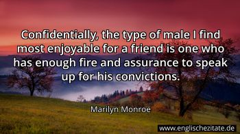 Englisches Zitat von Marilyn Monroe als Bild