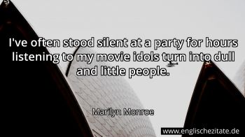Englisches Zitat von Marilyn Monroe als Bild