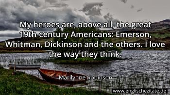 Englisches Zitat von Marilynne Robinson als Bild