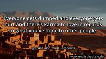 Englisches Zitat von Marina and the Diamonds als Bild