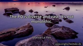 Englisches Zitat von Marine Le Pen als Bild