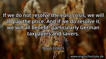 Englisches Zitat von Mario Draghi als Bild