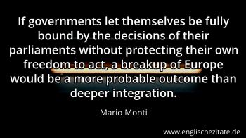 Englisches Zitat von Mario Monti als Bild
