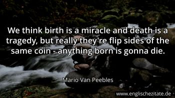 Englisches Zitat von Mario Van Peebles als Bild