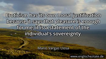Englisches Zitat von Mario Vargas Llosa als Bild
