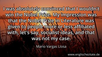 Englisches Zitat von Mario Vargas Llosa als Bild