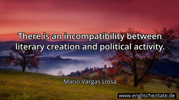 Englisches Zitat von Mario Vargas Llosa als Bild