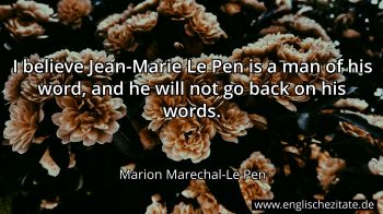 Englisches Zitat von Marion Marechal-Le Pen als Bild
