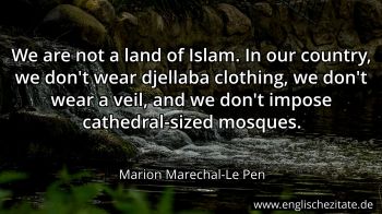 Englisches Zitat von Marion Marechal-Le Pen als Bild
