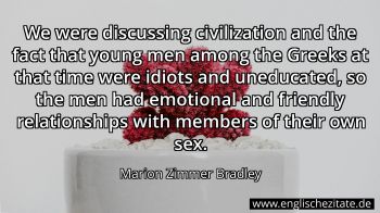 Englisches Zitat von Marion Zimmer Bradley als Bild