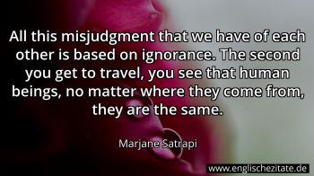Englisches Zitat von Marjane Satrapi als Bild