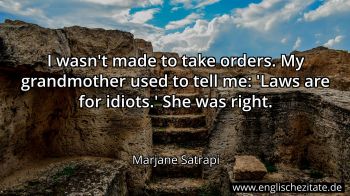 Englisches Zitat von Marjane Satrapi als Bild