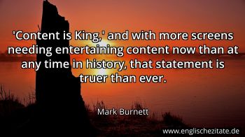 Englisches Zitat von Mark Burnett als Bild