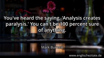 Englisches Zitat von Mark Burnett als Bild