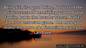 Englisches Zitat von Mark Cuban als Bild