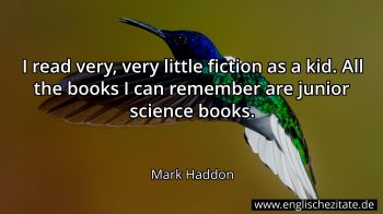 Englisches Zitat von Mark Haddon als Bild